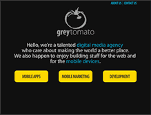 Tablet Screenshot of greytomato.com
